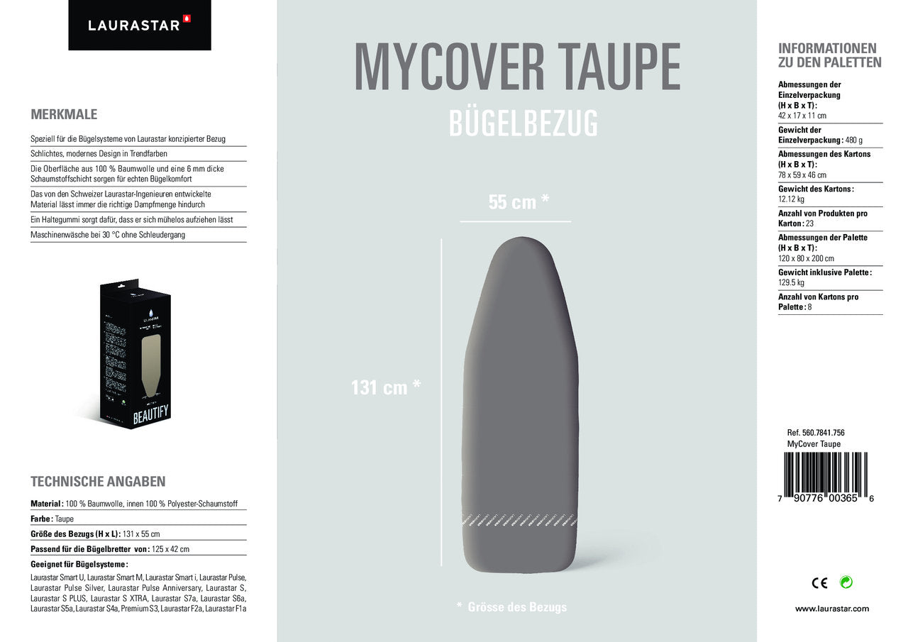 Bezug Mycover S-Serie Taupe